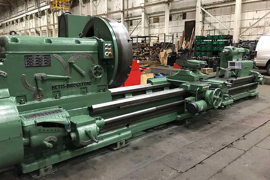 After Betts lathe machine rebuild by Machine Tools Research, Inc.
